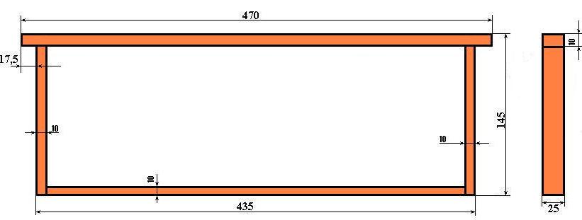 Рамки для ульев размеры и чертежи
